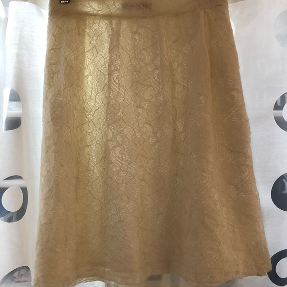 Cream colored lace skirt - Picture 1 of 1
